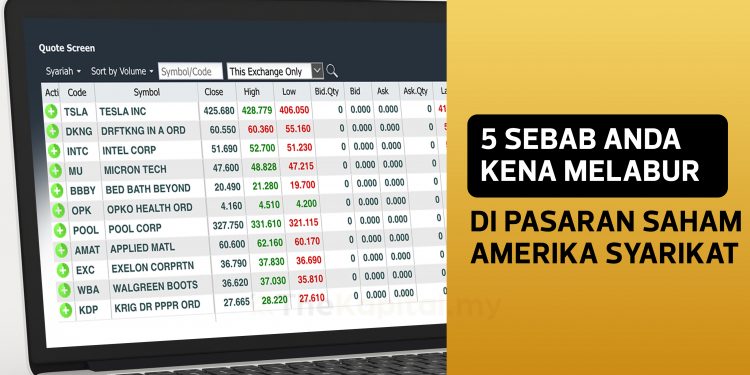 5 Sebab Anda Kena Melabur Di Pasaran Saham Amerika Syarikat