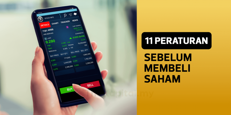 11 Peraturan Sebelum Membeli Sebarang Saham