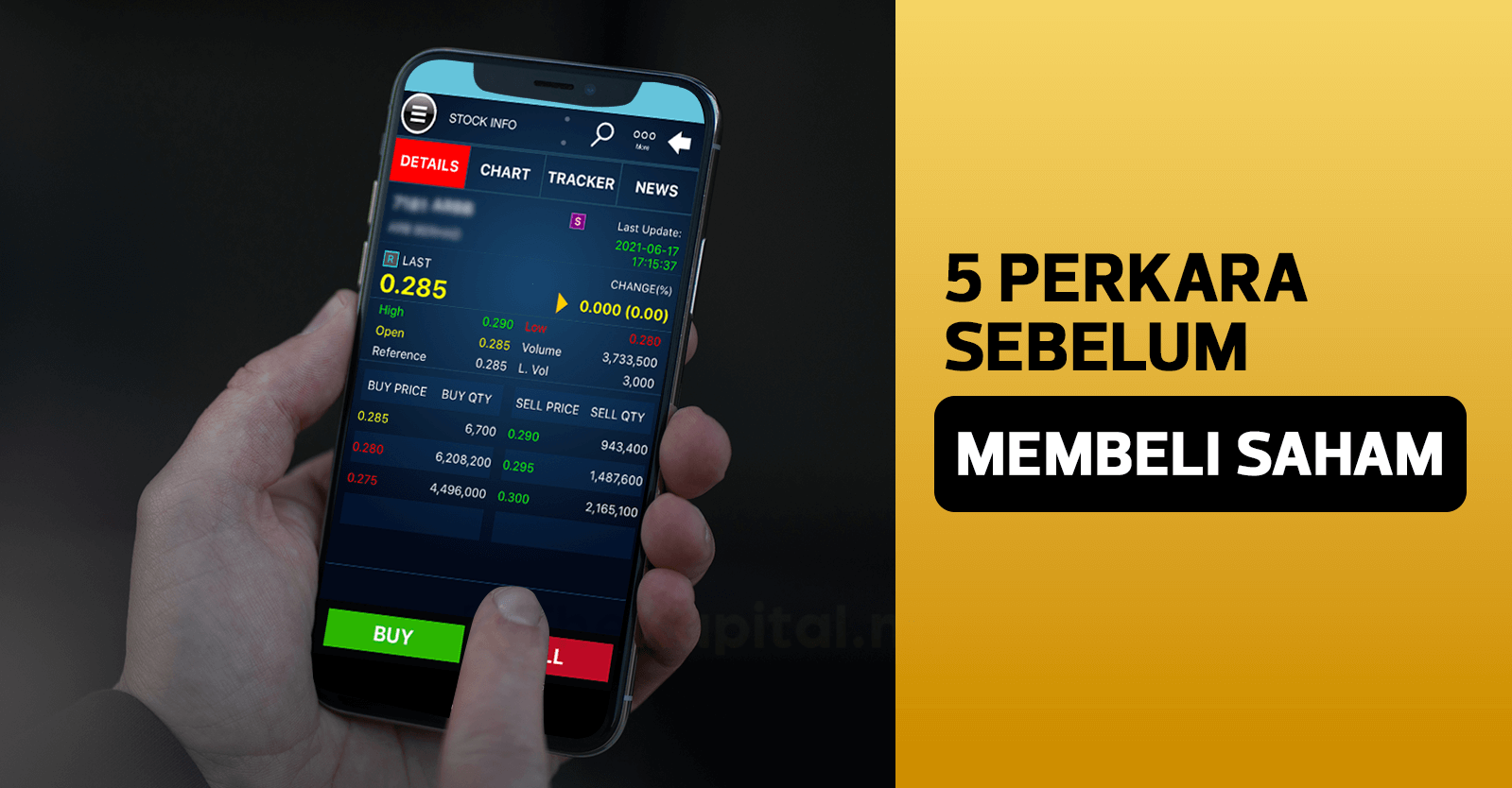 5 Perkara Perlu Buat Sebelum Membeli Saham The Kapital