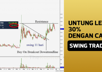 Untung Lebih 30% Dengan Teknik Swing Trading