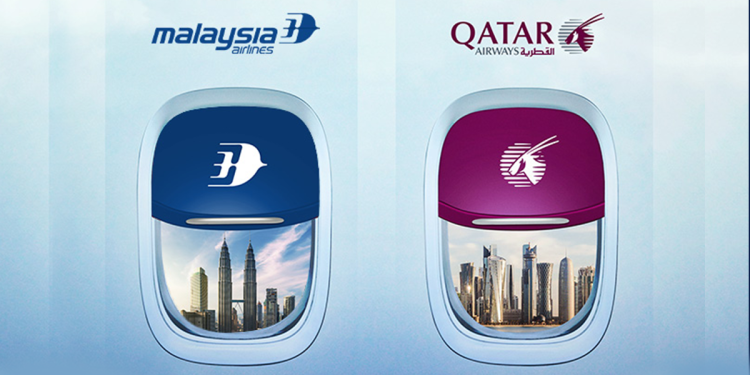 Malaysia Airline, Qatar Airways Perluas Perkongsian Kod Ke 96 Destinasi Gabungan