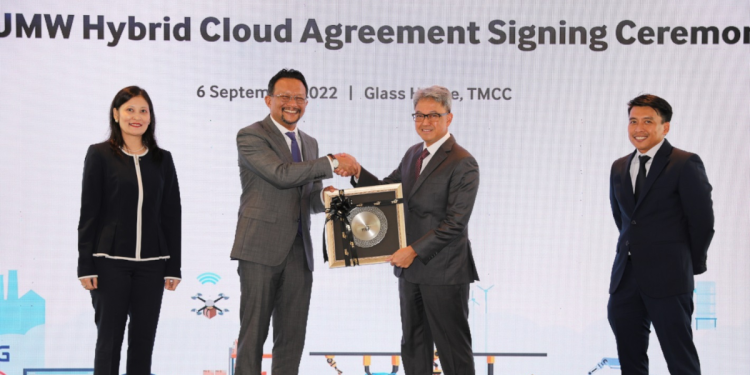 Kerjasama UMW Dan TM One Dalam Perkhidmatan Yang Berasaskan Pengkomputeran Awan (Cloud) Hibrid Antara Pemacu Usaha Digitisasi UMW