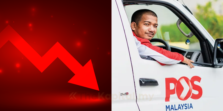 Kerugian Bersih Pos Malaysia Berkurangan Kepada RM33.6 Juta