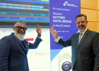 Saham Daythree Digital Lonjak 117 Peratus Pada Kemunculan Pertama Di Pasaran ACE