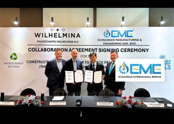 Wilhelmina, Ecoscience International Bina Kilang Pelet Hitam TG2 Di Pahang