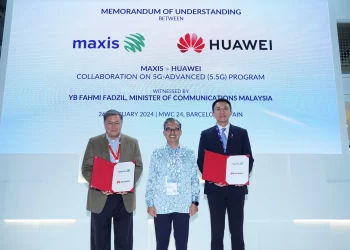Maxis, Huawei Malaysia Meterai MoU Bagi Mempercepat Penerimagunaan 5.5G