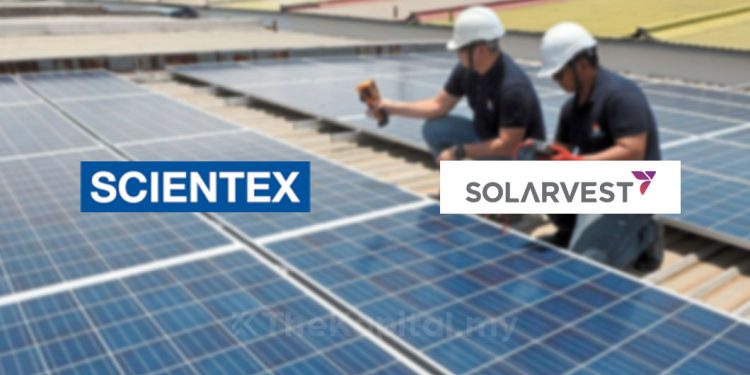 Unit Solarvest Bekerjasama Dengan Scientex Bagi Sistem Solar PV
